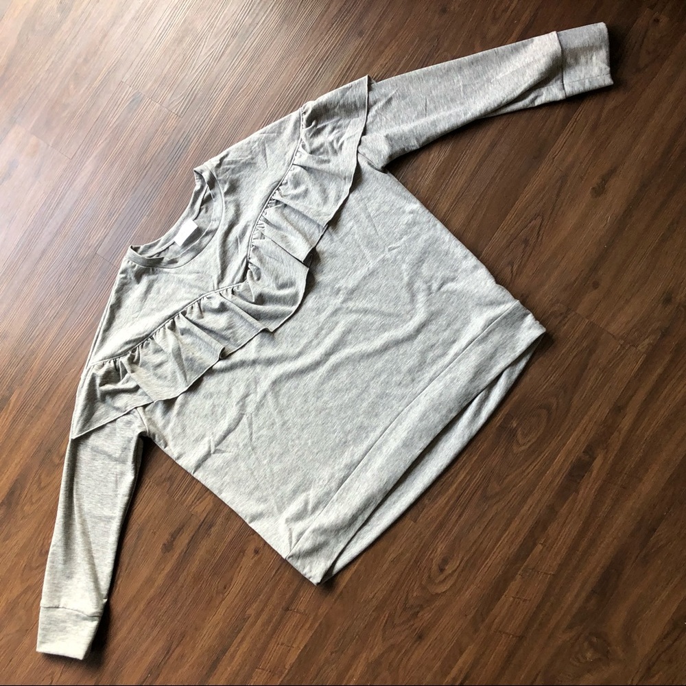 “EMELIA” BLOUSE - SIZE XL - GRAY